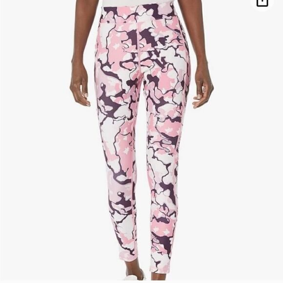 Huk Reel In Pink Purple Yoga Workout Athletic Leggings - Size XS - Picture 1 of 13